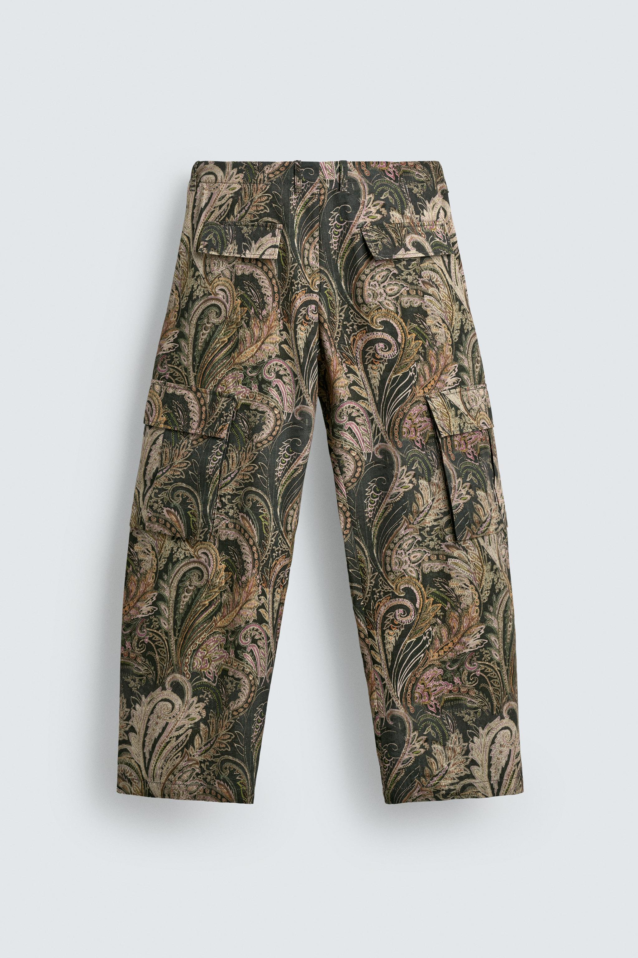 PANTALON CARGO BARREL FIT PAISLEY ÉDITION LIMITÉE